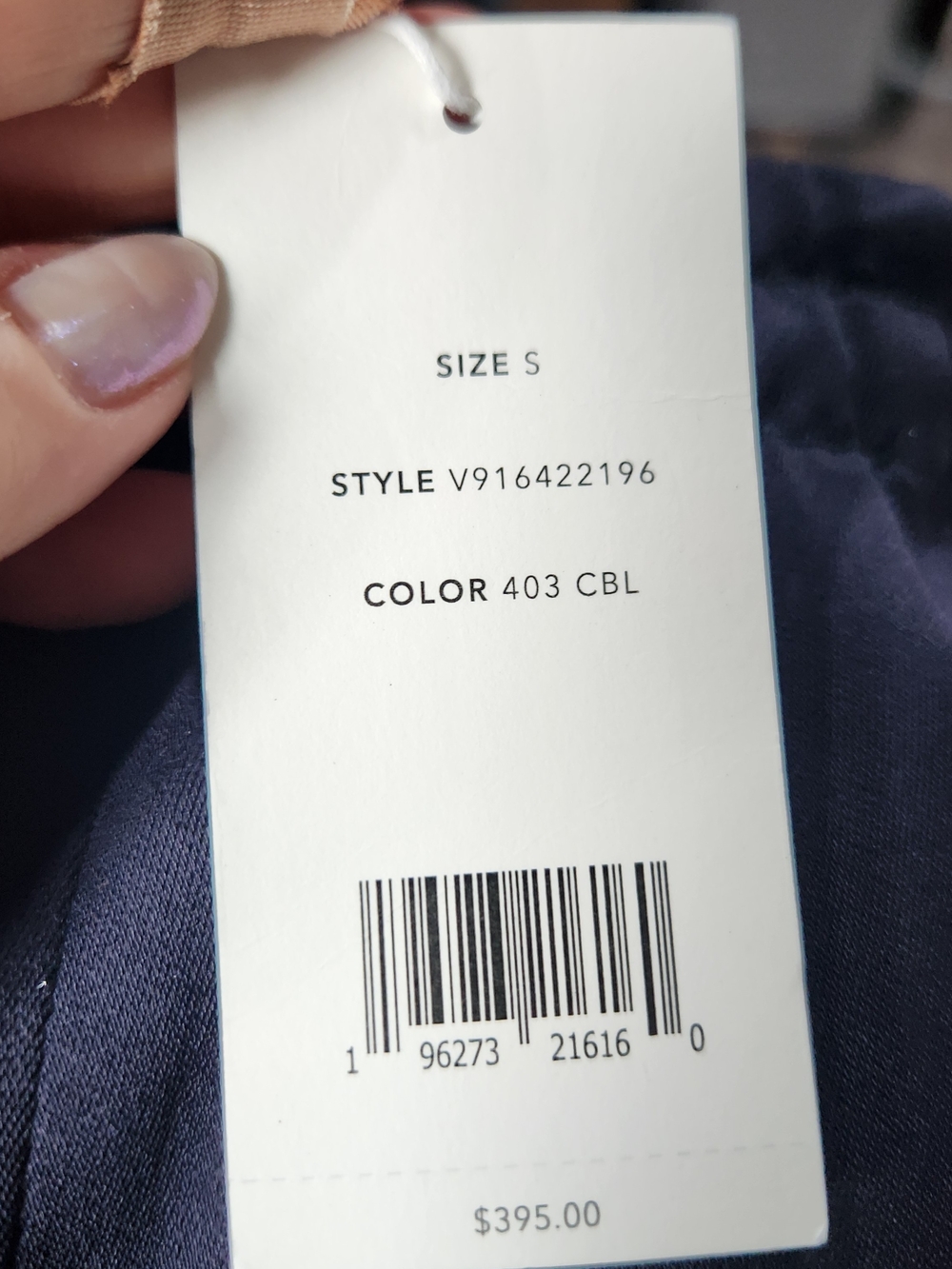 Vince Women's Navy Elastic-Waist Dress Pants - Picture 6 of 10